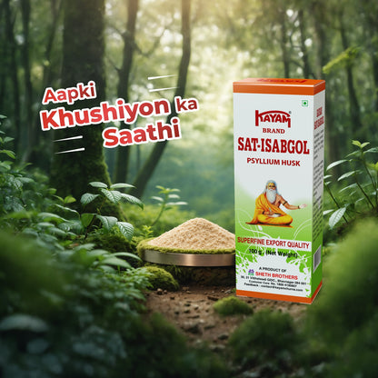 Kayam Sat-Isabgol by Sheth Brothers - A trusted choice for everyday wellness.